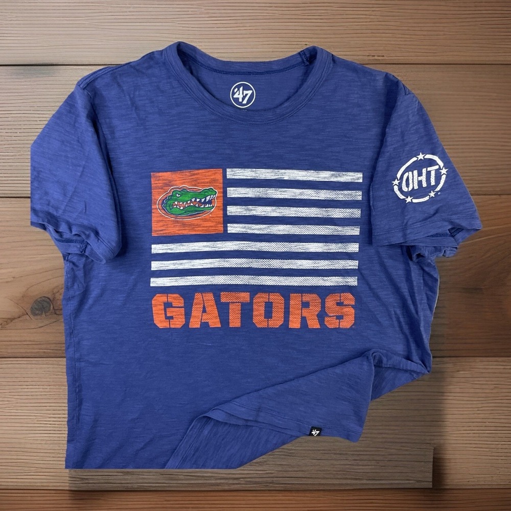 Florida Gators T-Shirt 47 Brand Short Sleeve Graphic Tee Crewneck Men Sz M